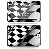 Protective Vinyl Skin Decal Cover for Toshiba Thrive 10.1 Android Tablet Skins Checkered Flag