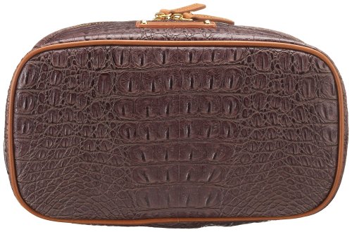 Nannini Croco Glam 65018 62, Damen Kulturtasche, 26x21x12 cm