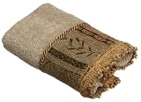 Croscill Amherst Embellished Finger Tip Towel, Nutmeg