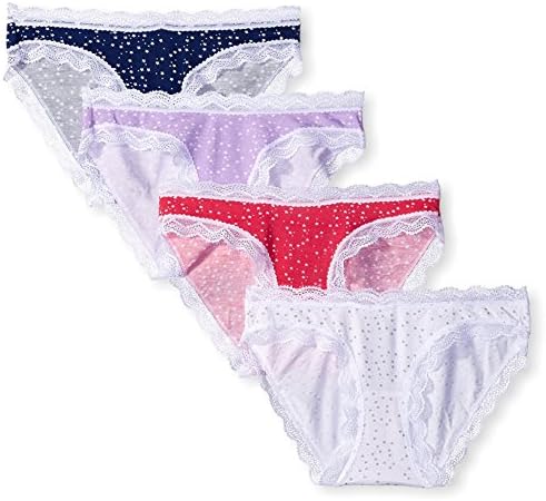 cheekfrills Women's Big Star Little Star Knicker Four Box, Multi, M