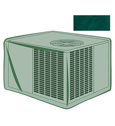 Outdoor Furniture All-Weather Cover for Square Air Conditioner, in Green