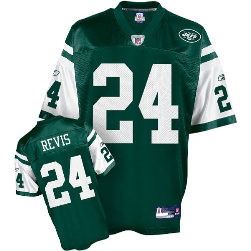 Reebok New York Jets Darrelle Revis Replica Jersey Large