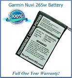 Extended Life Battery For The Garmin Nuvi 265W GPS