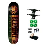 Element Rasta Branded 7.25 Skateboard Complete