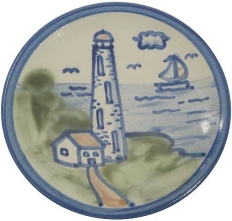 Plate 6 Inches, Lighthouse Pattern