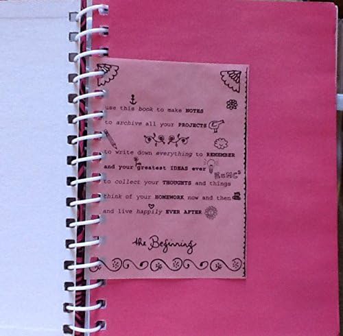 Creative U Notebook Journal ~ Zig Zag ~ Spiral Bound ~ Hardcover 6 1/4" x 8 1/2"
