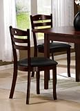 Powell Covington Marquis Cherry Dining Side Chair, 2-Piece in 1-Carton