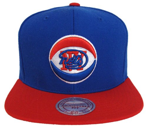 New Jersey Nets Retro Mitchell & Ness Logo Snapback Cap Hat
