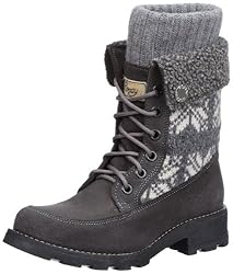 Roxy - Schuhe - JENNY - WPWSL273-GRT - graphite, Damen Fashion Halbstiefel & Stiefeletten, Grau (GRT graphite), EU 41 (UK 8) (US 9.5)