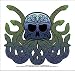 Rock Band - Skull with Snakes - Window Sticker / Decal