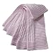 Elegant Baby Cable Blanket- Pastel Pink