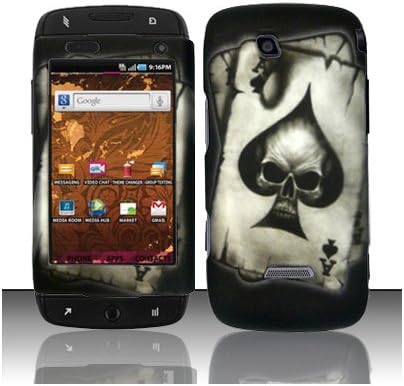 Black Skull Poker Hard Cover Case for Samsung T-Mobile Sidekick 4G SGH-T839