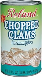 Roland Chopped Clams, 51-Ounce Can (Pack of 2)