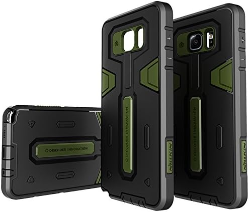 Galaxy Note 5 shockproof Case , NILLKIN Defender 2 case Cover PU TPU back cover for Samsung Galaxy Note 5 N920 (Green)