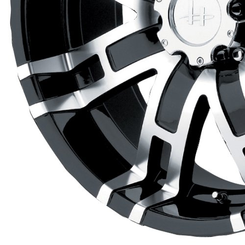 Helo HE835 Gloss Black Machined Wheel - (18x9