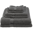 Pike Street 100-Percent Egyptian Cotton 725-Gram 6-Piece Towel Set, Gray