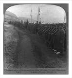 Historic Print XL Japanese school children receiving military training in 1896 Kamakura Japan