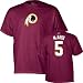 Donovan McNabb Burgundy Reebok Name & Number Washington Redskins T-Shirt