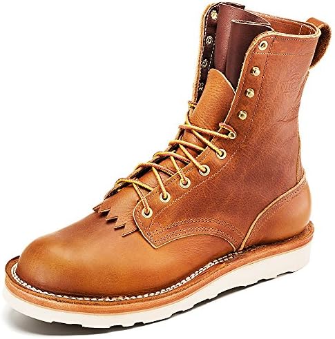 Nicks Custom Boots Men's Traveler Work Boot by Nicks Boots in Seidel 10D Tobacco