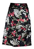 piping trim waistband a-line skirt