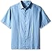 Cubavera Men's Big and Tall Short Sleeve Panel Woven Shirt