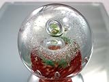 Murano Design Mouth Blown Glass Art Rainbow Bubble Flower Huge Handmade Art Glass Paperweight PW-238