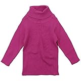 GARACH(ギャラッチ) 綿ワイドテレコハイネック長袖Tシャツ 95cm/ラズベリー NO.AH-431418