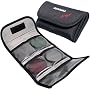 Adorama Slinger Filter Wallet "P" Holds Six 82mm Round or Six "P" Series Square Filters, Black.