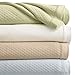 Martha Stewart Quilted Knit Cotton Blanket, Full/Queen, Green
