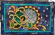 Stained Glass Window Panel 22'' X 13'' {9120-20}