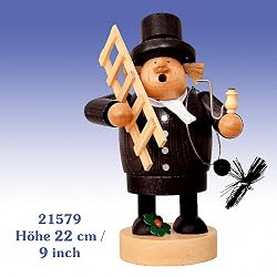 Christmas Smoker - Chimney Sweep (8.7 inches)