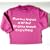 Sweat fuchsia 6-12 months 'mummy knows a lot but granny knows everything'