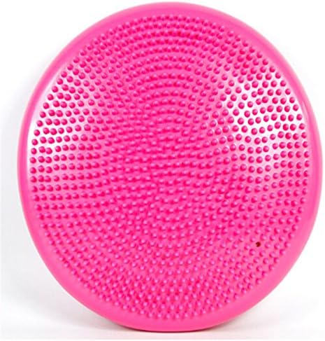 Zebratown Wobble Cushion - Stability Disk for Balance and Core Training - Get Stronger and Healthier - Balancing Trainer for Athletes or Beginners with a Pump (Roses)