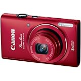 Canon PowerShot ELPH 130 IS 16.0 MP Digital Camera with 8x Optical Zoom 28mm Wide-Angle Lens and 720p HD Video Recording (Red) (Discontinued by Manufacturer)