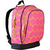 Wildkin 14118 Big Dots Hot Pink Sidekick Backpack