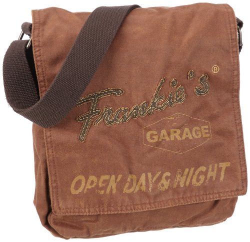 Frankie's Garage Shoulder Bag S11081004-022, Unisex - Erwachsene Umh&auml;ngetaschen 24x27x7 cm (B x H x T)
