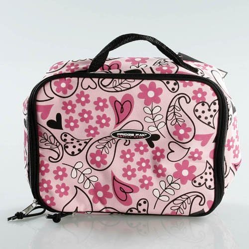 FridgePak Floral Print Insulated Lunch Bag