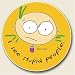 I See Stupid People Auto Coaster, Single Coaster for Your Car