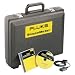 Fluke SCC120E FlukeView Software and Cable Hard Carrying Case, 15-1/2" Width x 13-1/2" Height x 4-3/4" Depth, Black, For 120 Series ScopeMeter