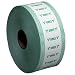 PM Company SecurIT $5 Dime Automatic Coin Wrap Rolls, White/Green, 1900 Wrappers per Roll, 8 Rolls per Carton (51910)