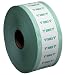 PM Company SecurIT $5 Dime Automatic Coin Wrap Rolls, White/Green, 1900 Wrappers per Roll, 8 Rolls per Carton (51910)