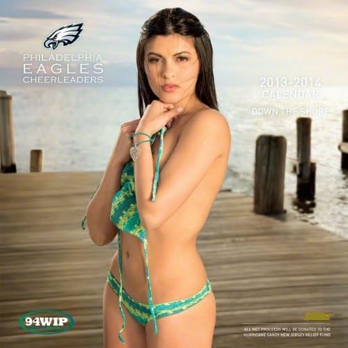 Philadelphia EAGLES CHEERLEADERS 16 MONTH Wall Calendar covering 2013-2014