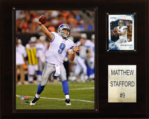 NFL Matt Stafford Detroit Lions Player Plaque
