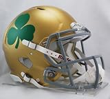 Creative Sports Enterprises RDRCSA-NOTRE-DAME-Shamrock Notre Dame Riddell Speed Revolution Full Size Authentic Proline Football Helmet