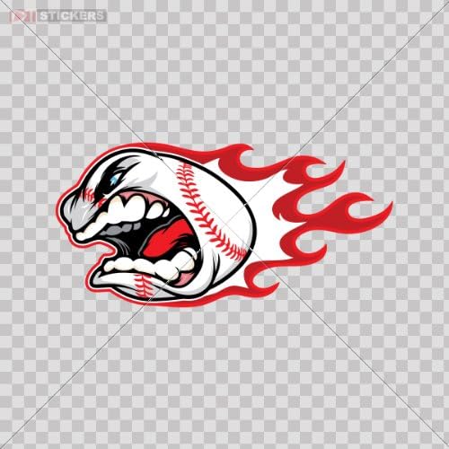 Decals Stickers Baseball Wall Art Decor Doors Laptop Size: 4 X 2 Inches Vinyl color print