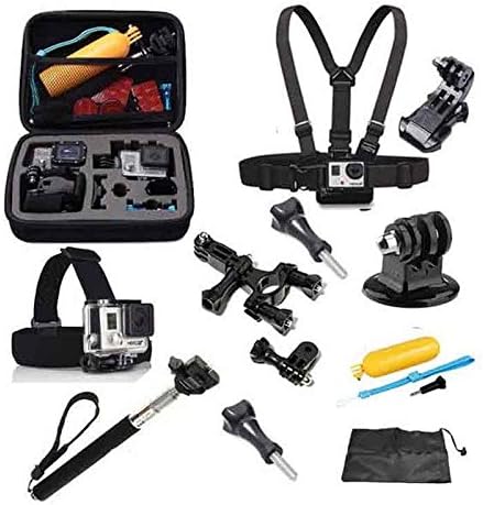Wincosnd Sport Camera Accessories Set 13 in 1 for Gopro Hero 3 4 SJ4000 SJ9000 Black