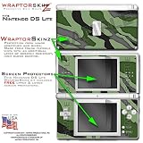 Nintendo DS Lite Camouflage Green WraptorSkinz Skin Kit by TuneTattoozTM
