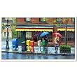 "News Boxes" by Frank Hanavan Signed Giclee Art