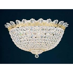 Schonbek 3703-40S Polished Silver Strass Roman Empire Crystal Ten Light Down Lighting...