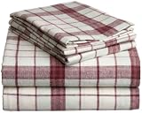 Review Amazon PIZ-160-YARN-Q-SS-ISA / Pinzon 160-Gram Yarn-Dyed Flannel Queen Sheet Set, Isabelle